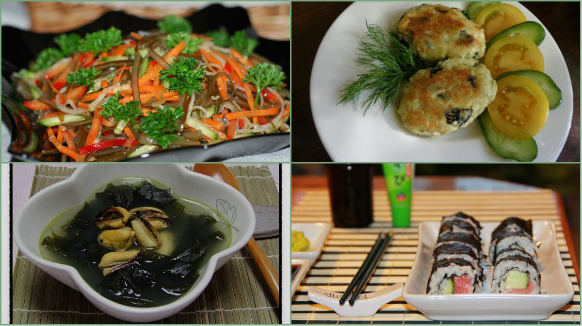 Водоросли для здоровья и в кулинарии